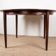 Danish extendable dining table in Rio Rosewood model 55 by Arne Vodder for Sibast 1958.