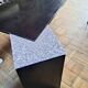 Large lacquered wood and granite desk 1980