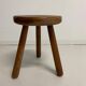 Pine stool in the style of Charlotte Perriand.