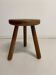 Pine stool in the style of Charlotte Perriand.
