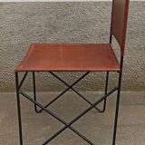 Chaise en cuir