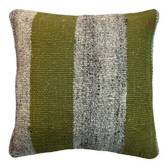 Housse de coussin kilim turc vintage 40 x 40 cm