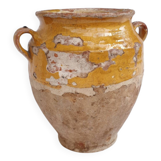 Pot a graisse confit vernissée ancien