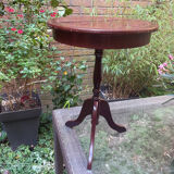 Table table vintage mahogany wood pedestal table