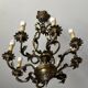 Bronze chandelier with 8 lights