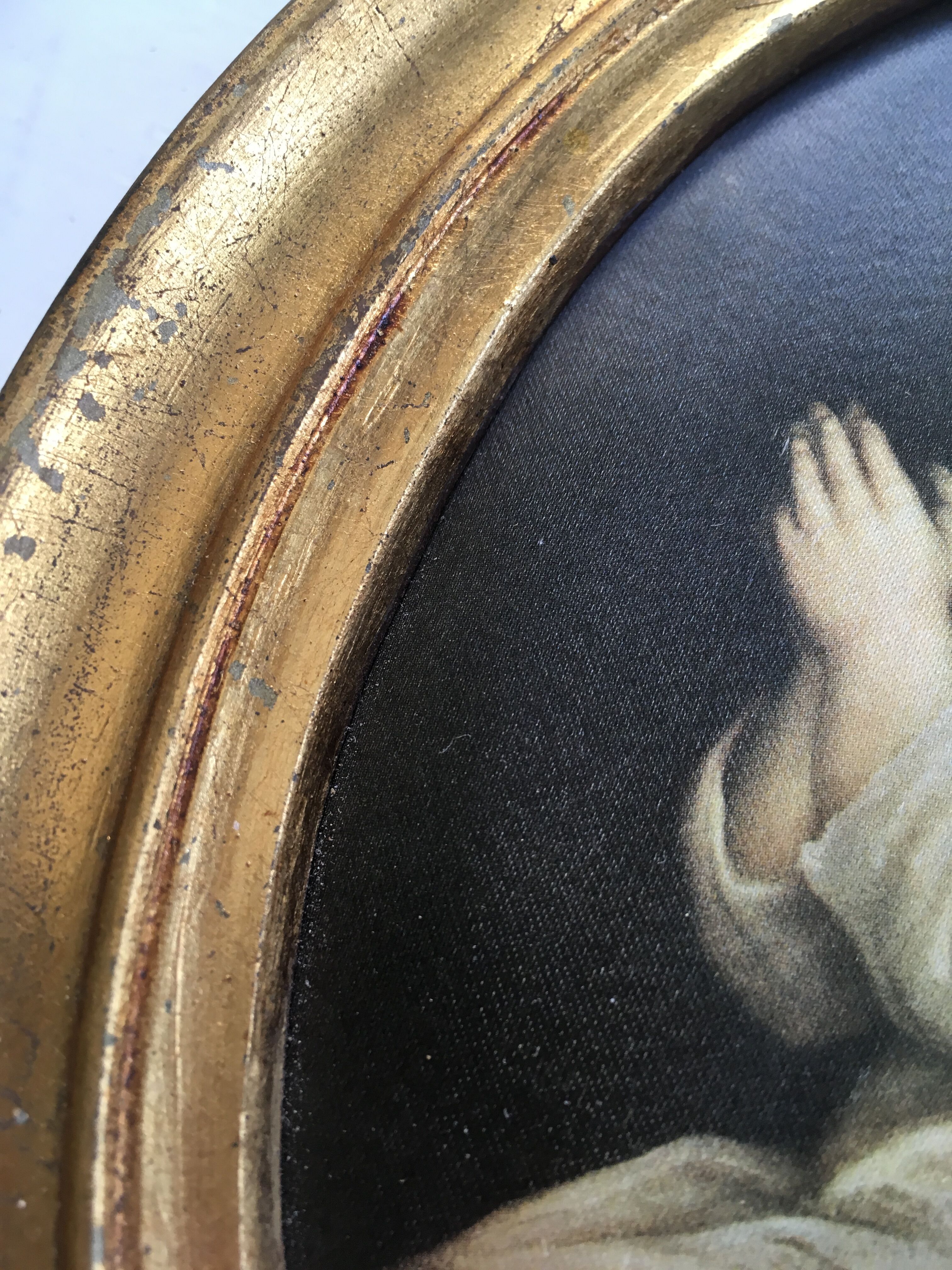 Assortment of 3 old paintings with children