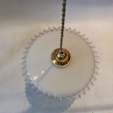 Vintage opaline pendant light