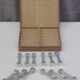 Coffret de 12 porte couteaux vintage "art-deco"