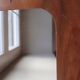 Vintage mirror with marquetry by cabinetmaker Paul Aumoine