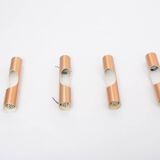 Set of four Midcentury Fuga metal wall lights by Maija Liisa Komulainen for Raak