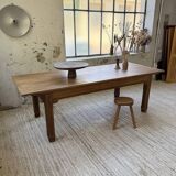 Country farmhouse table in solid beech and oak 2.5m XL