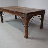 Indonesian hand-carved Teak dining Table
