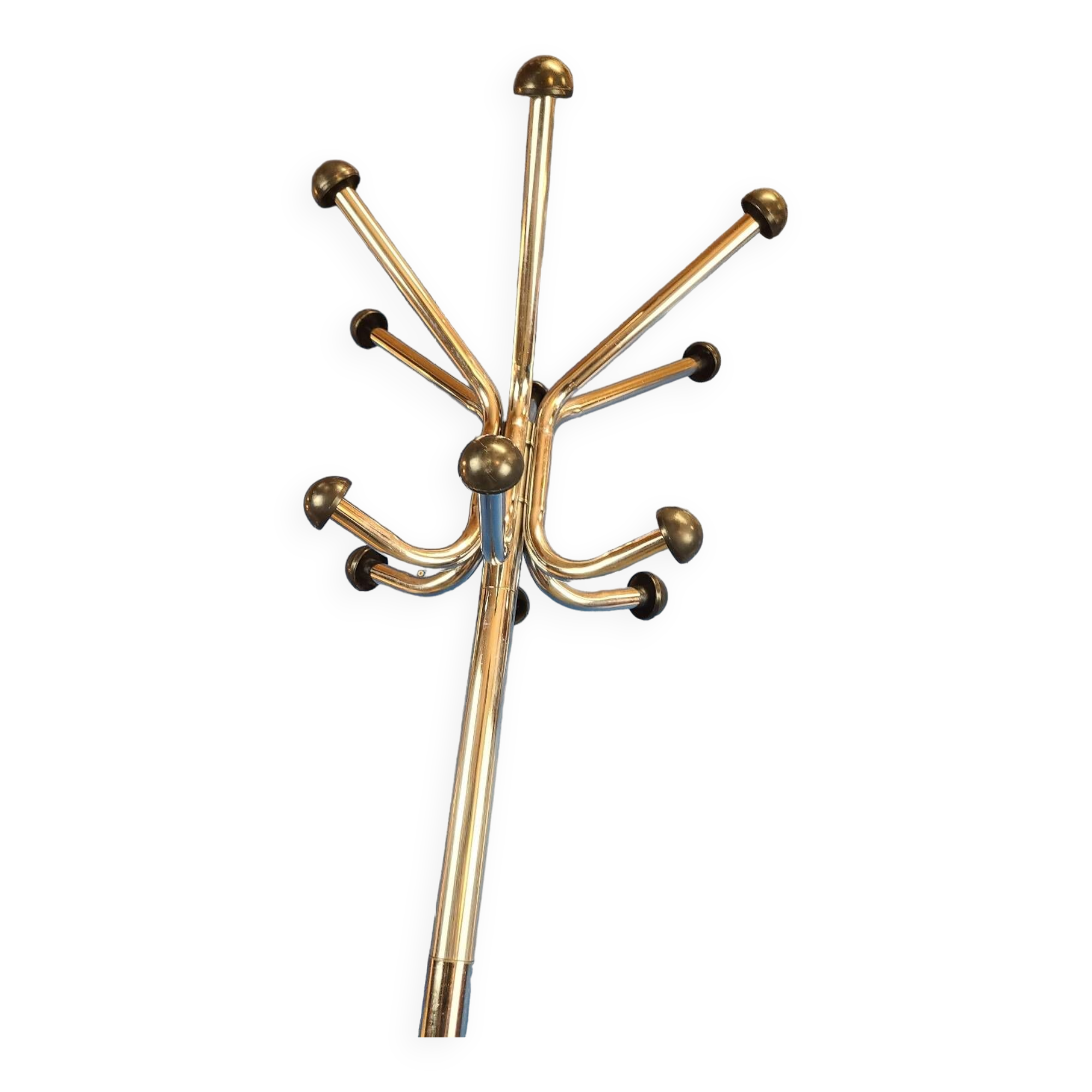Porte manteau perroquet vintage chrome