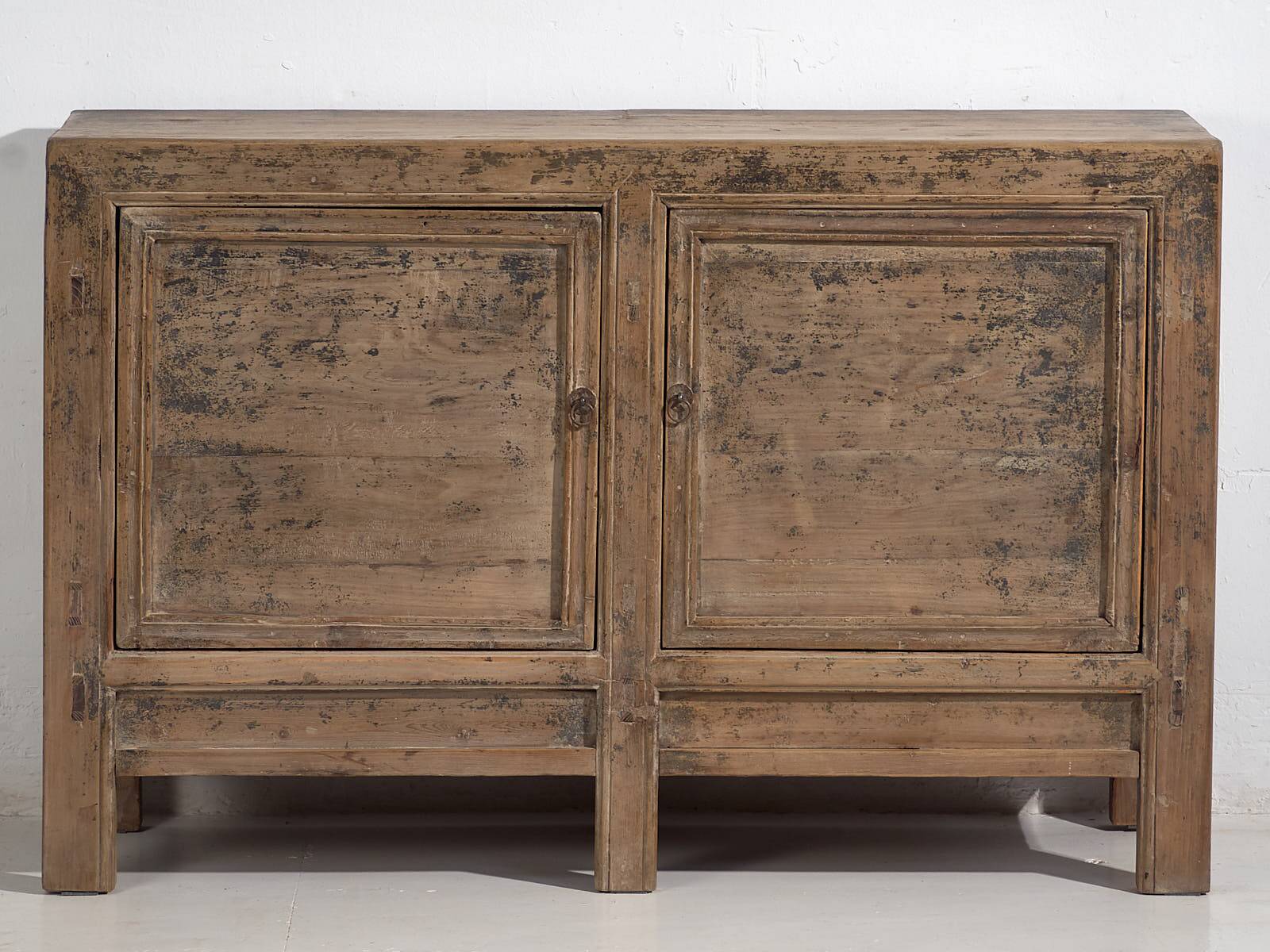 Small antique sideboard with grey patina (circa 1900) #80