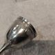Silver egg cup Minerva 950 rocaille style engraved TL? Silversmith Gruyer