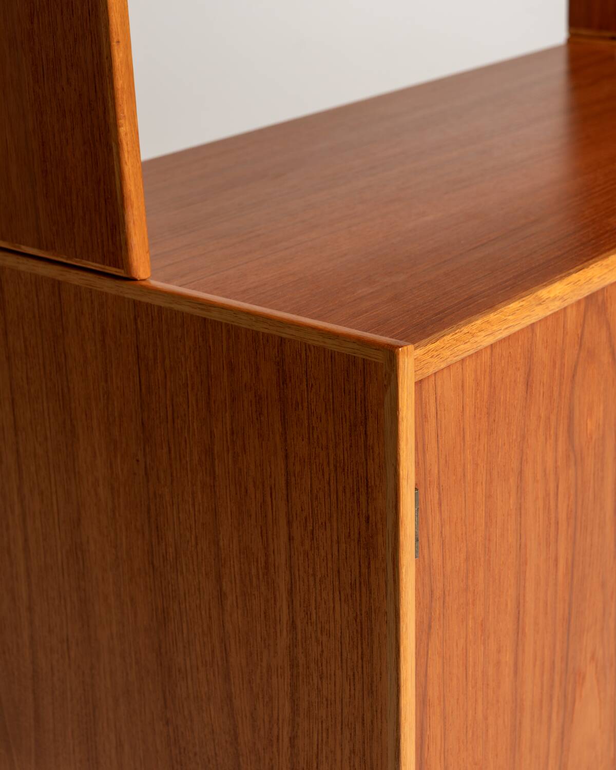 Teak and Oak Bookcase, Scandinavia, 1950s/60s