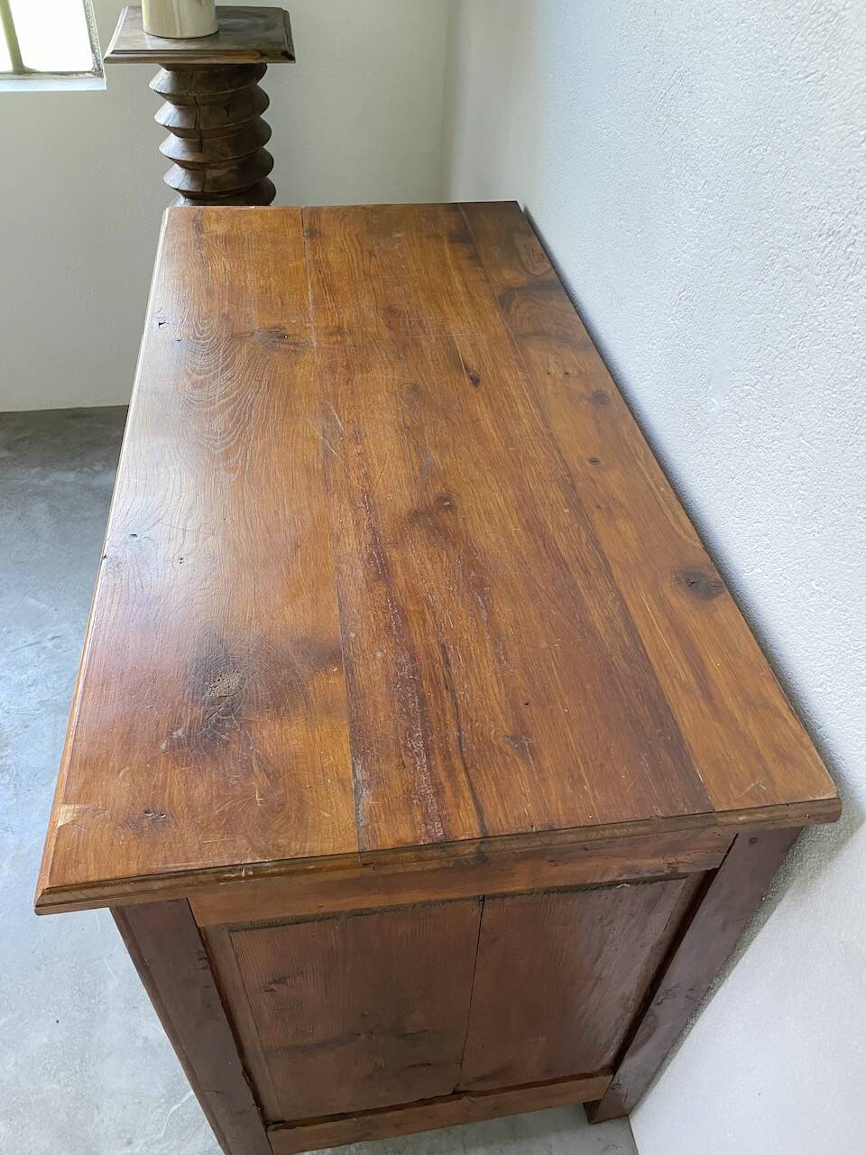 Jam cabinet, folk art furniture, oak, 19th century