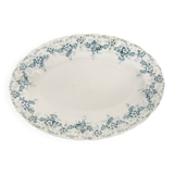Plat oval 32 cm en faïence de Maastricht modèle Clara