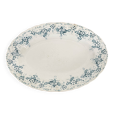 Plat oval 32 cm en faïence de Maastricht modèle Clara