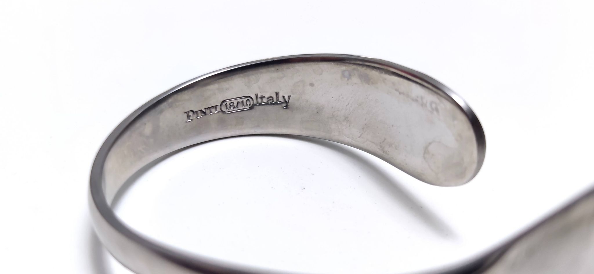 Set of Twelve Steel Serving Spoon by Pinti, Italy, 1980s