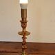 Vintage Rococo style gilded bronze lamp base
