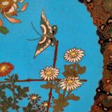 Cloisonné enamel dish, 19th century. Meiji period, Japan