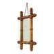 Antique Wooden Faux Bamboo Chinoiserie Mirror 40x34cm