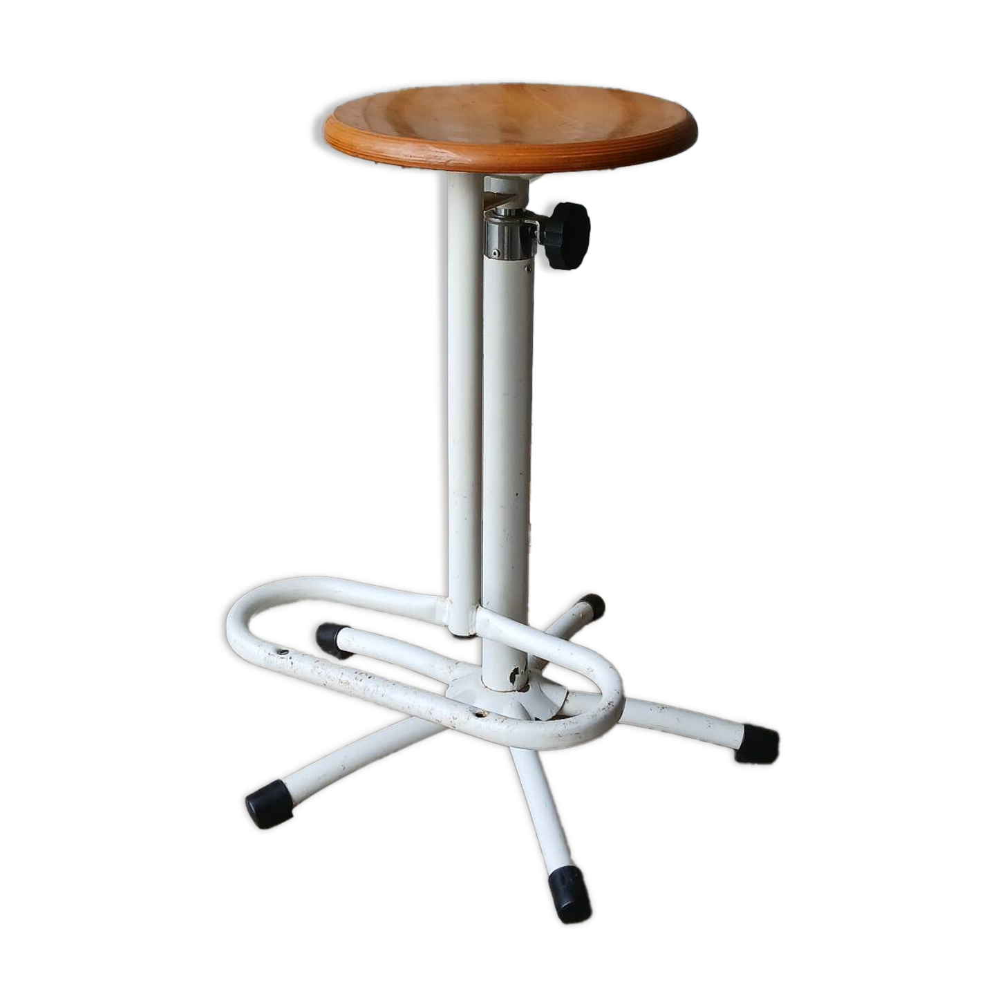 Telescopic bar or workshop stool