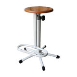Telescopic bar or workshop stool