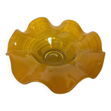 Yellow Murano ring holder tray