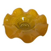 Vide poche baguier jaune Murano