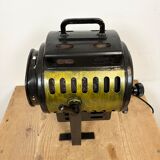 Vintage black theatre spotlight table lamp, 1960s