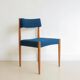 Ensemble de 4 chaises en teck bleu par Aksel Bender
