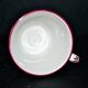 COQ coffee cup in earthenware from Saint-Clément - hand-painted decor Faïencerie de l'Est