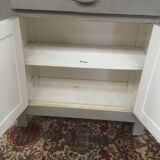 Gray concrete Parisian buffet