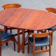 Table scandinave vintage pliante 1960