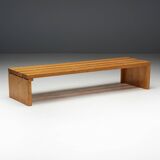 Slate Bench by Charlotte Perriand for Les Arcs, France, 1980s