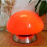 Vintage lamp 1960 in orange opaline