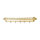 Wall coat rack made of brass