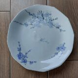 Plat sur pied compotier faïence VF