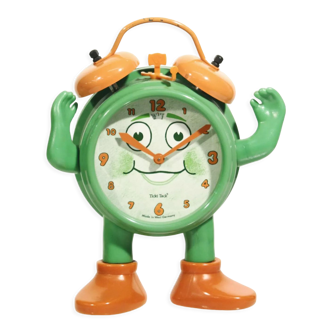 Vintage Ticki Tack mechanical alarm clock by Jerger, Germany 1960s