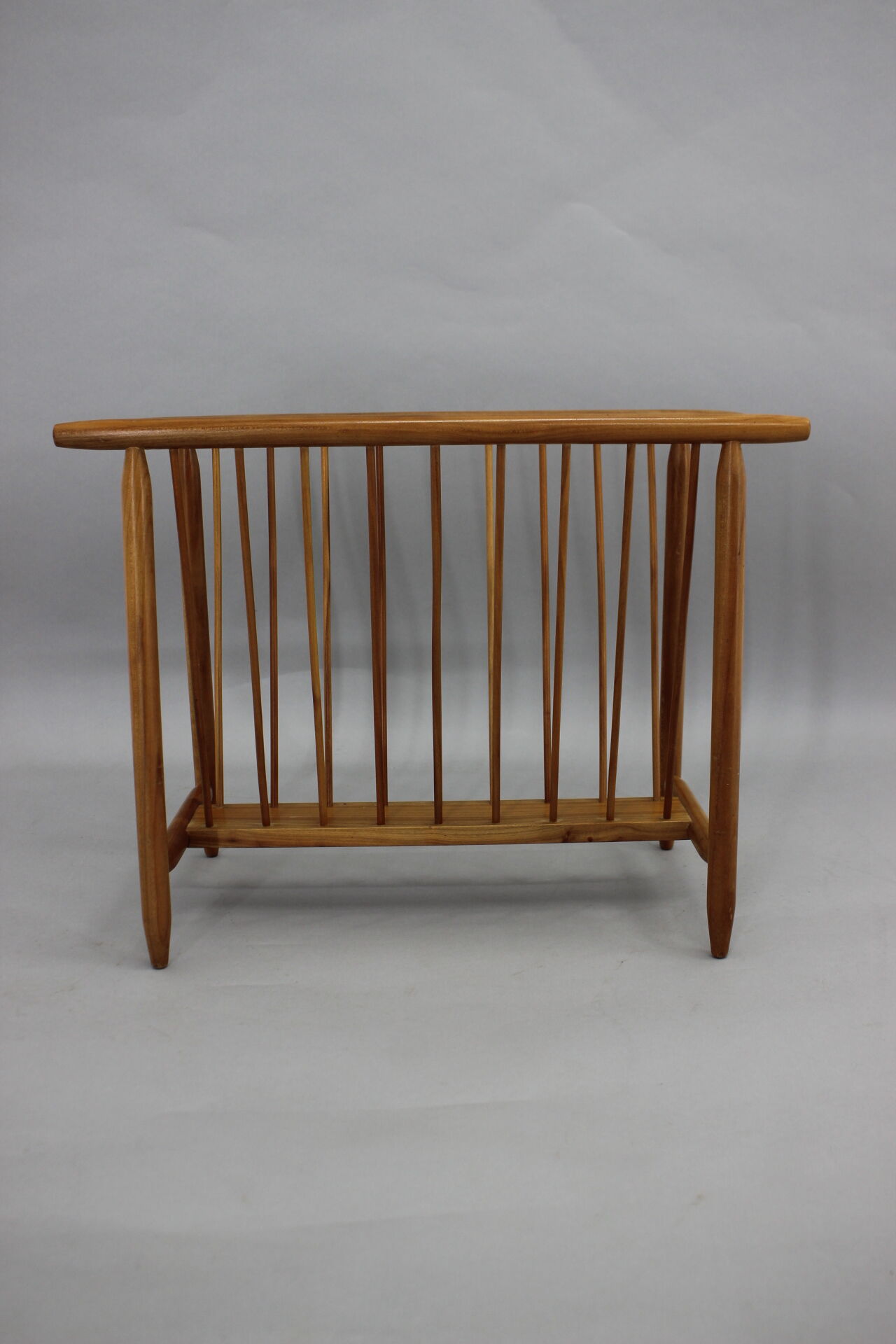 1960s uluv beech newspaper stand, czechoslovakia