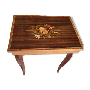 table d'appoint marqueterie