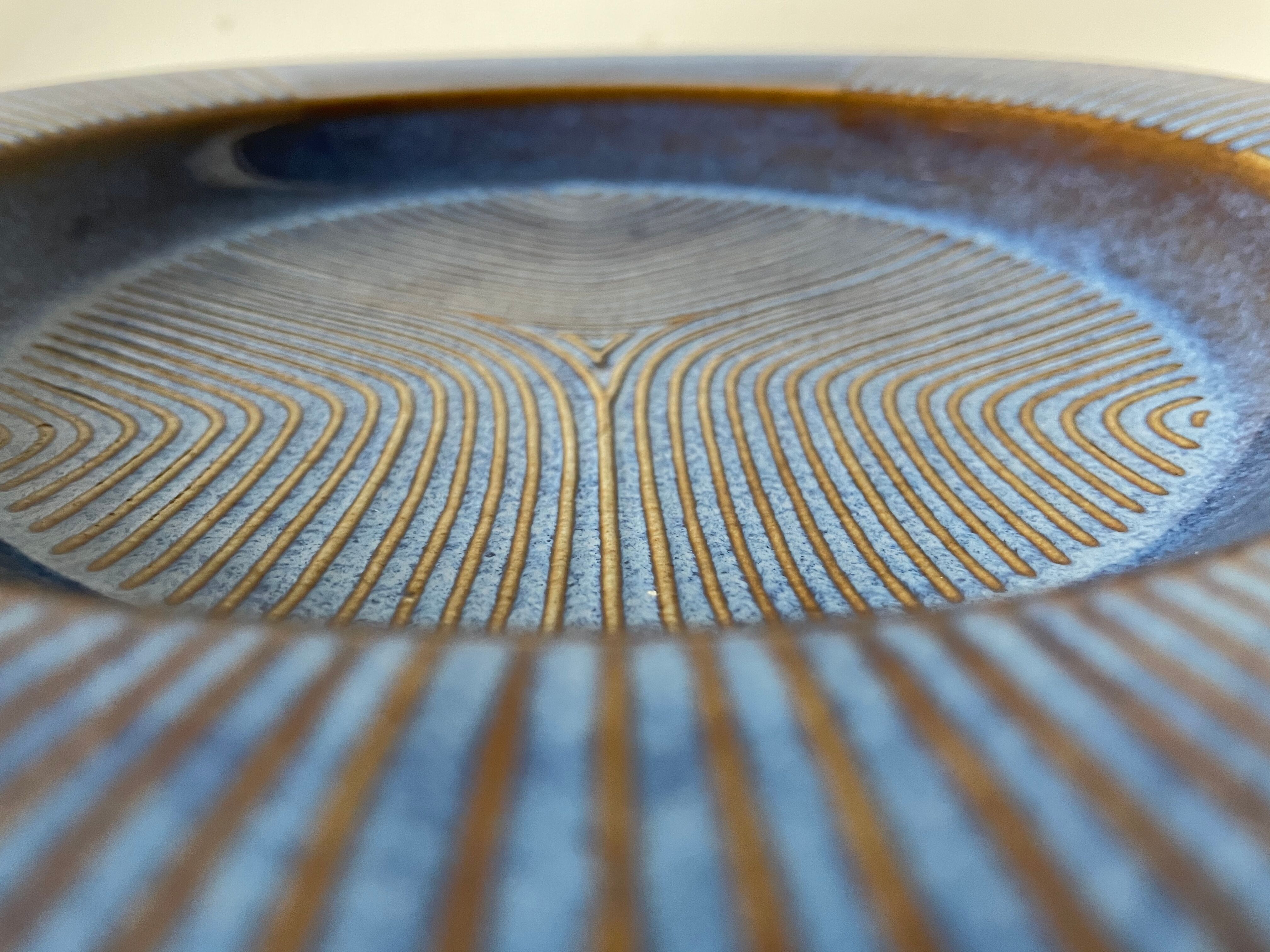 Danish 1960’s decorative plate in stoneware