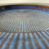 Assiette décorative danoise des années 1960 en grès