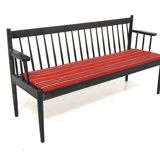 Scandinavian beech bench, Nesto, Sweden, 1970