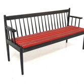 Banc scandinave en hêtre, Nesto, Suède, 1970