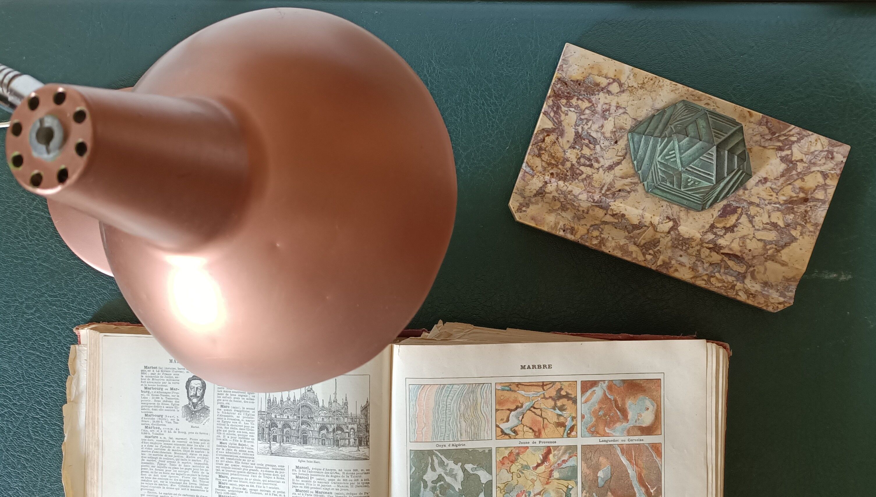 Copper pressure cooker lamp