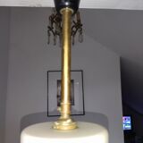 Scandinavian openwork metal pendant lamp