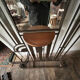 Wrought iron coat rack for the entrance